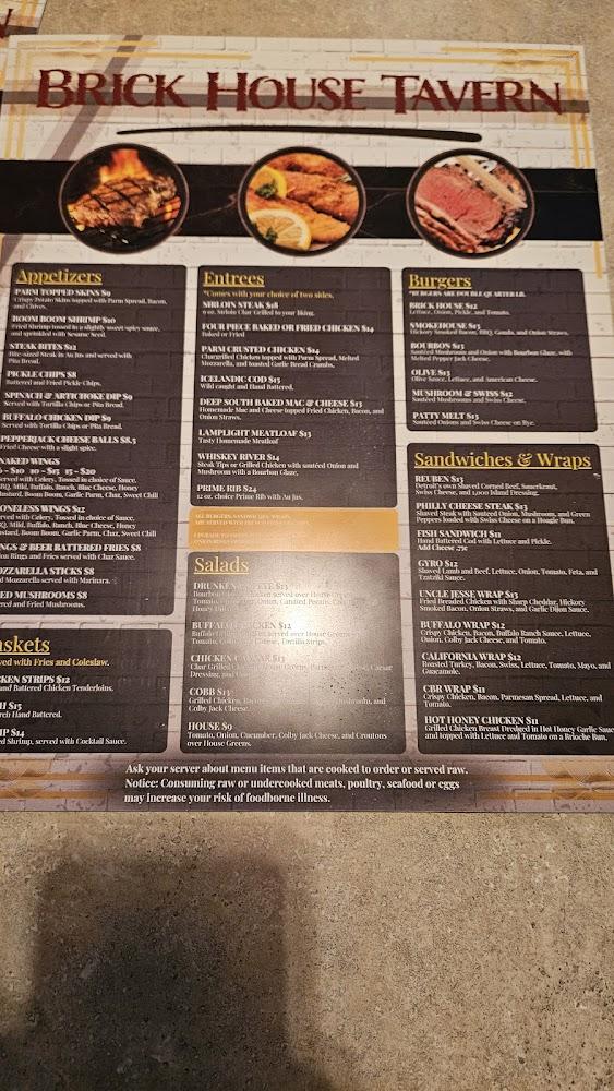 Brick House Tavern Menu image 4